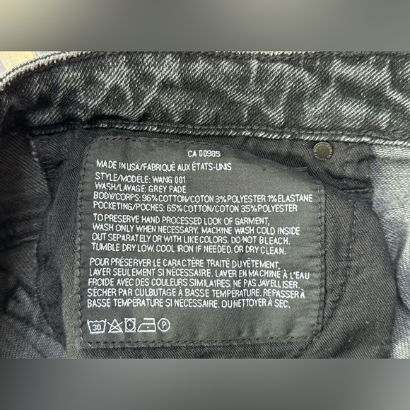 Women’s DENIM X ALEXANDER WANG High Rise Skinny Jeans WANG 001 - Picture 8 of 13